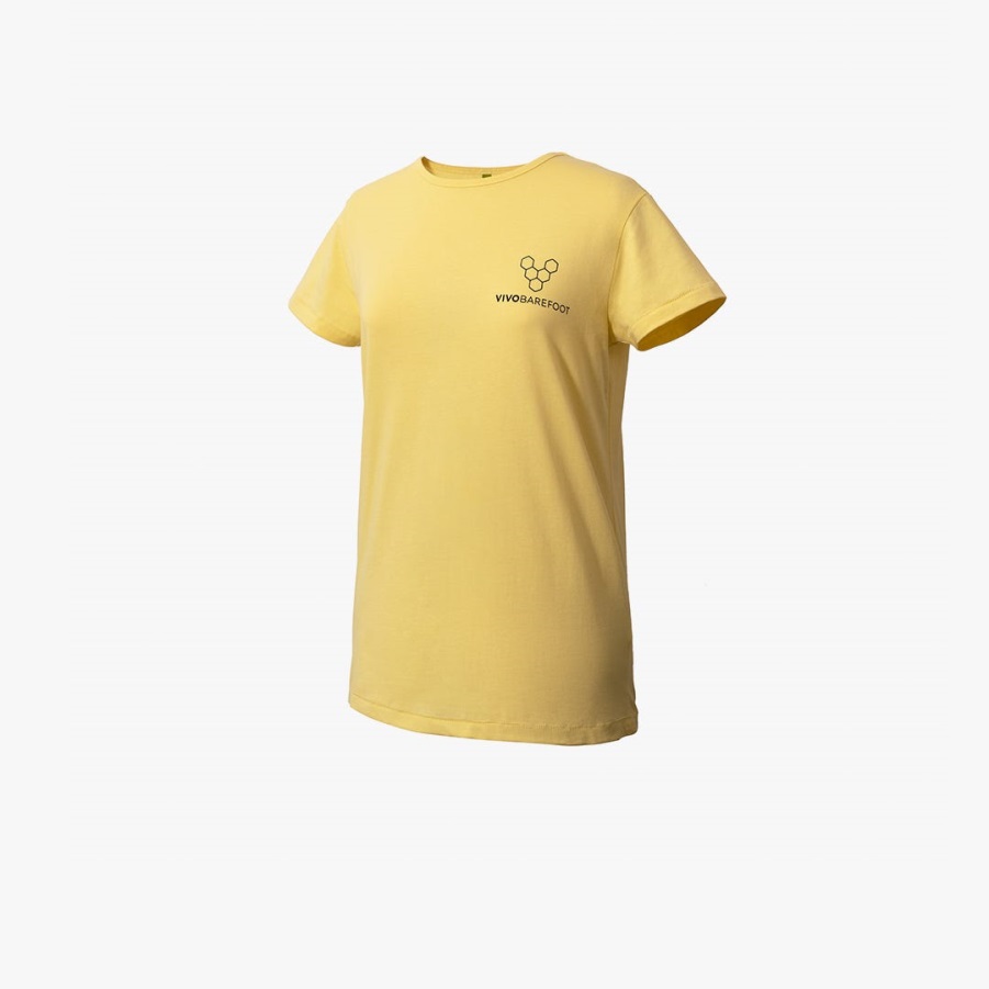 t_shirt_rapanui_femme_jaune.jpg T-shirt Rapanui Femme Jaune – Image 1
