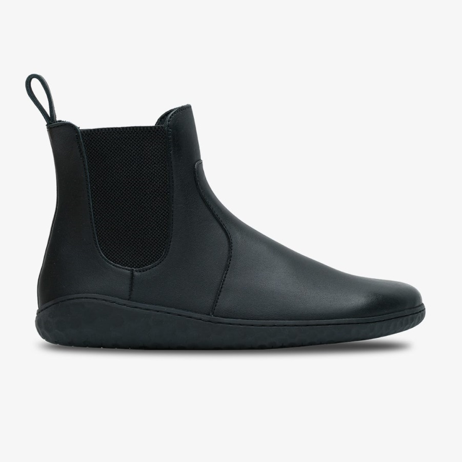 Vivobarefoot Geo Chelsea Femme Obsidienne